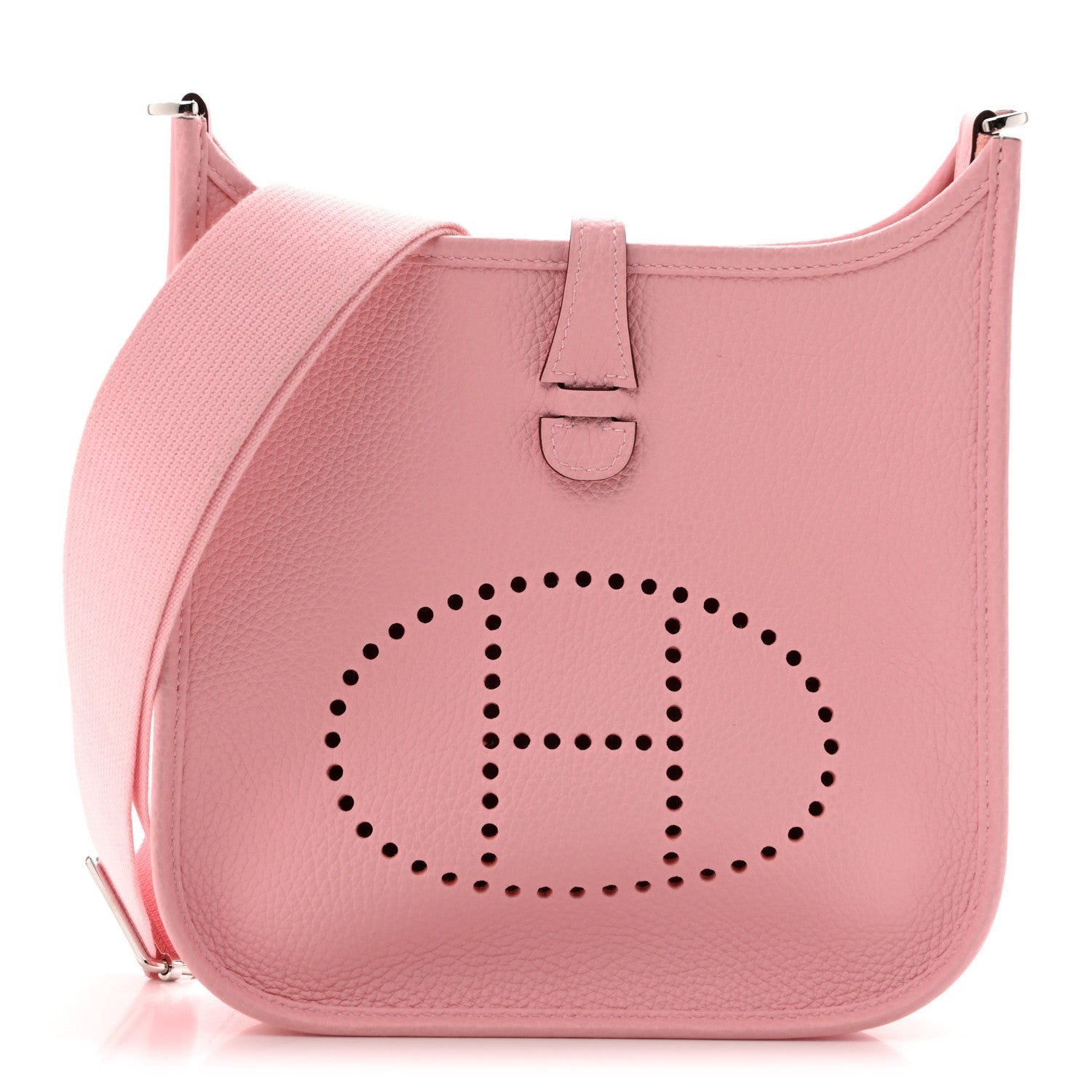 Hermes Taurillon Clemence Evelyne 23 Poche III Rose Sakura