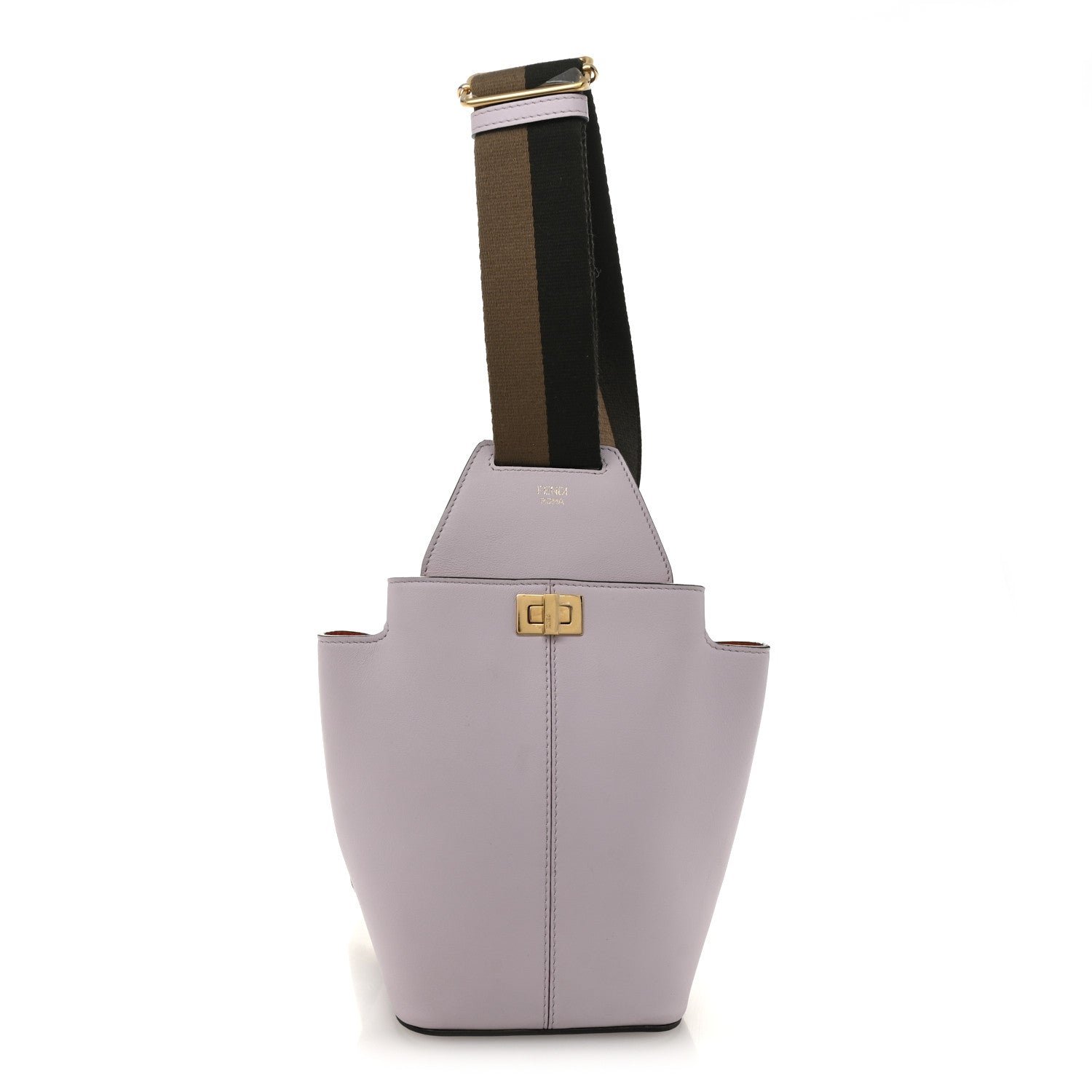 Fendi Vitello Grace Matte Mini Guitar Bag Anemone