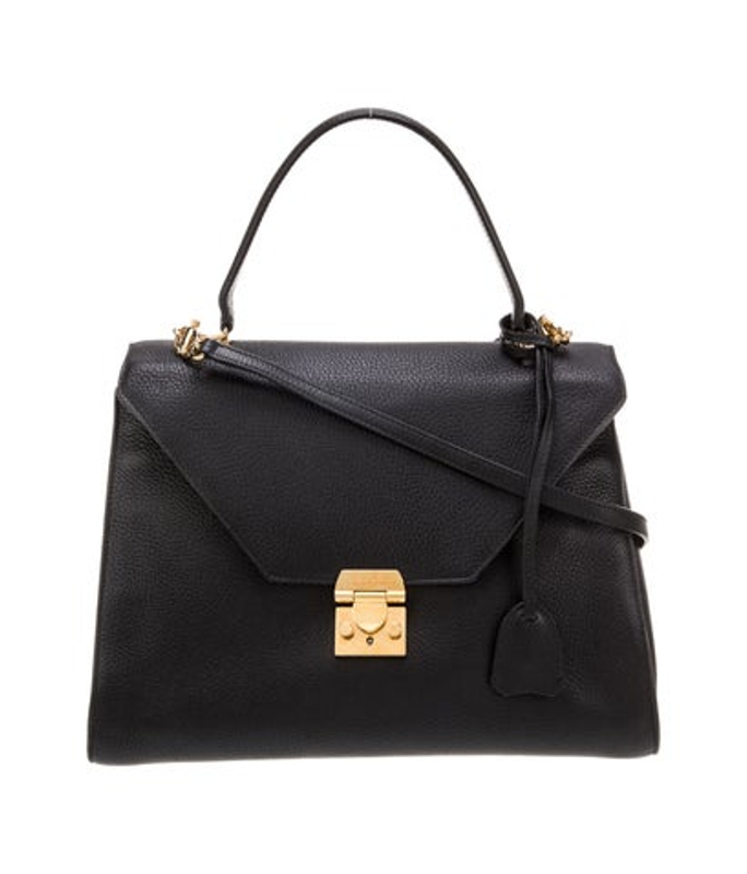 Mark Cross Cross Leather Top Handle Bag