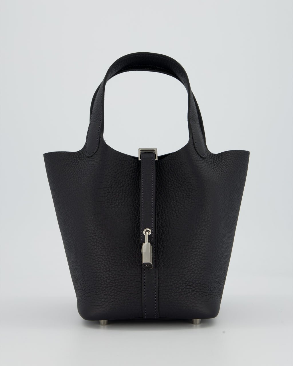 Hermès Picotin Lock 18 Bag in Caban Clemence Leather with Palladium Hardware
