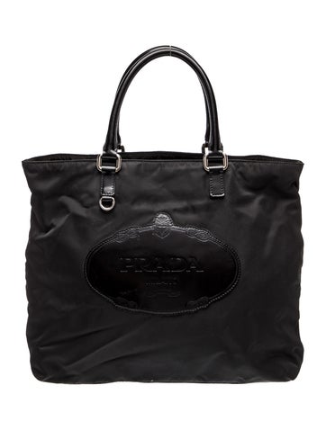 Tessuto Nylon Top Handle Bag