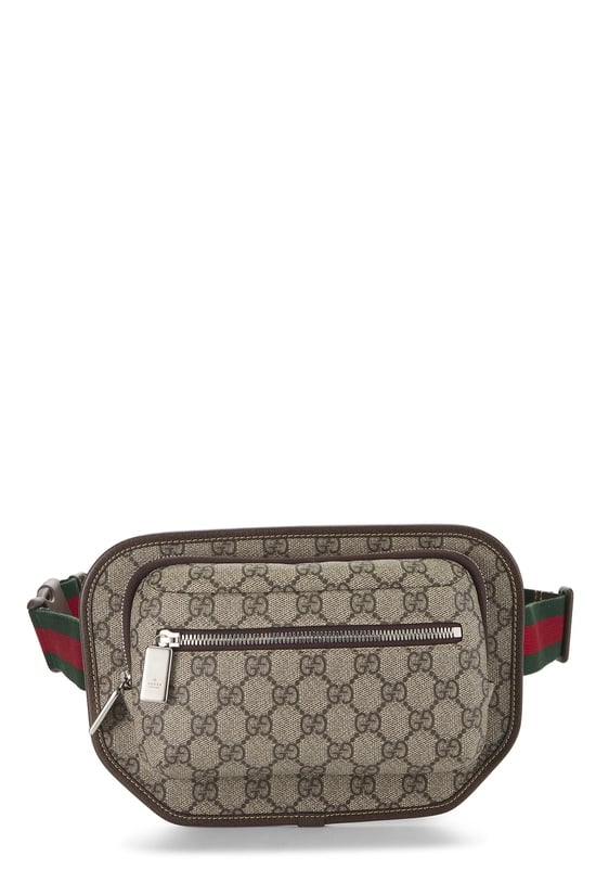 Brown GG Supreme Canvas Belt Bag