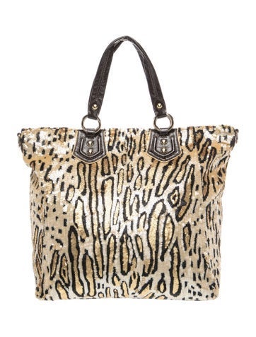 Sequins Top Handle Bag