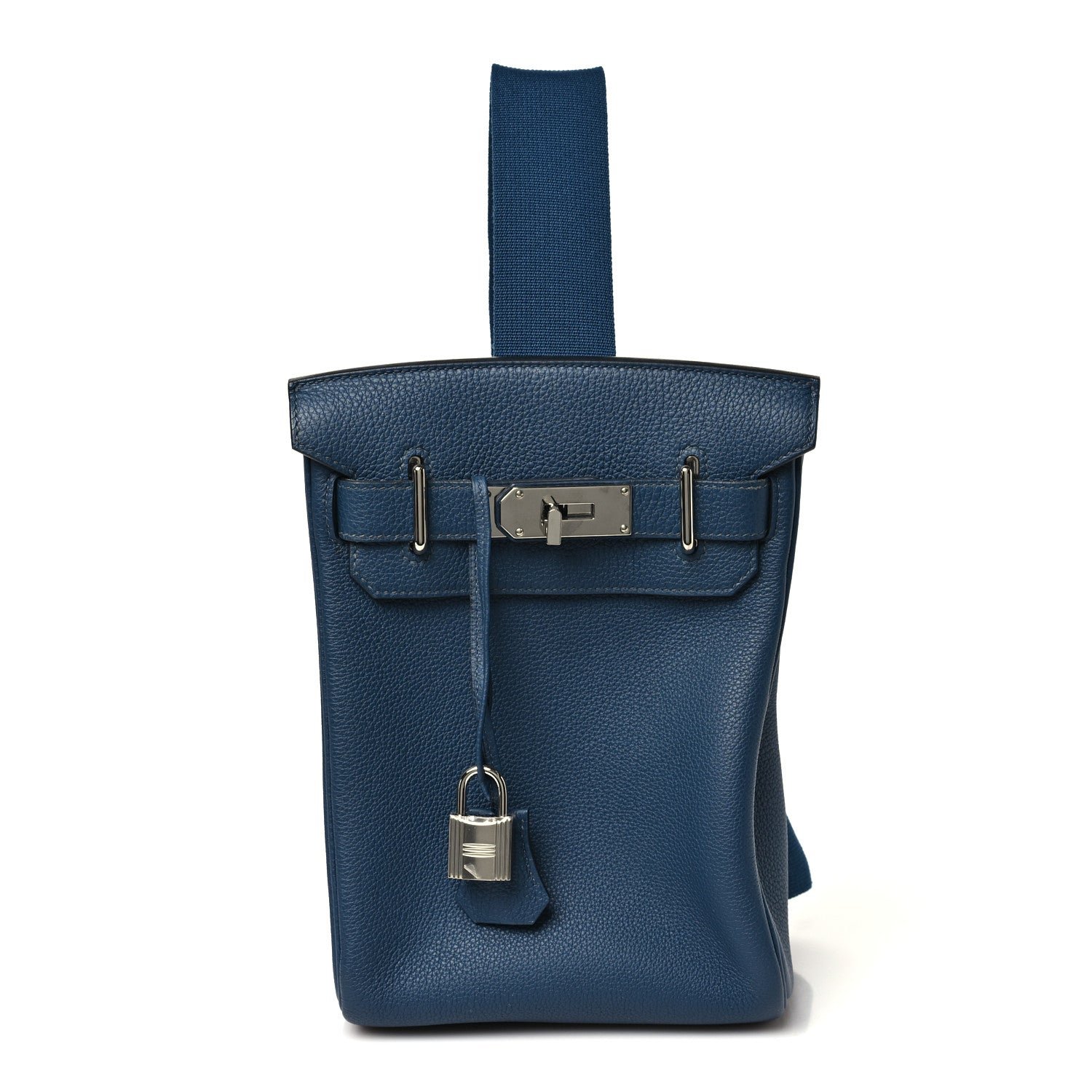 Hermes Togo Hac A Dos PM Backpack Bleu Navy