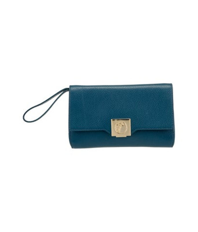 Versace Leather Clutch