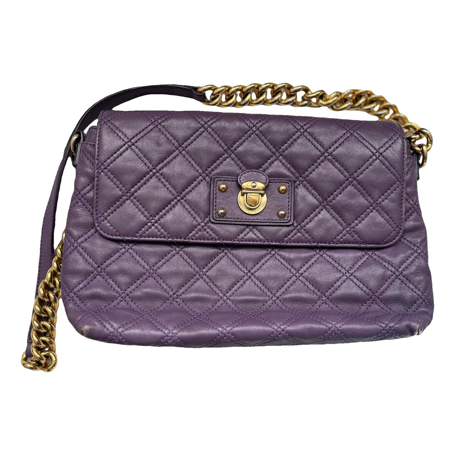 Single leather crossbody bag