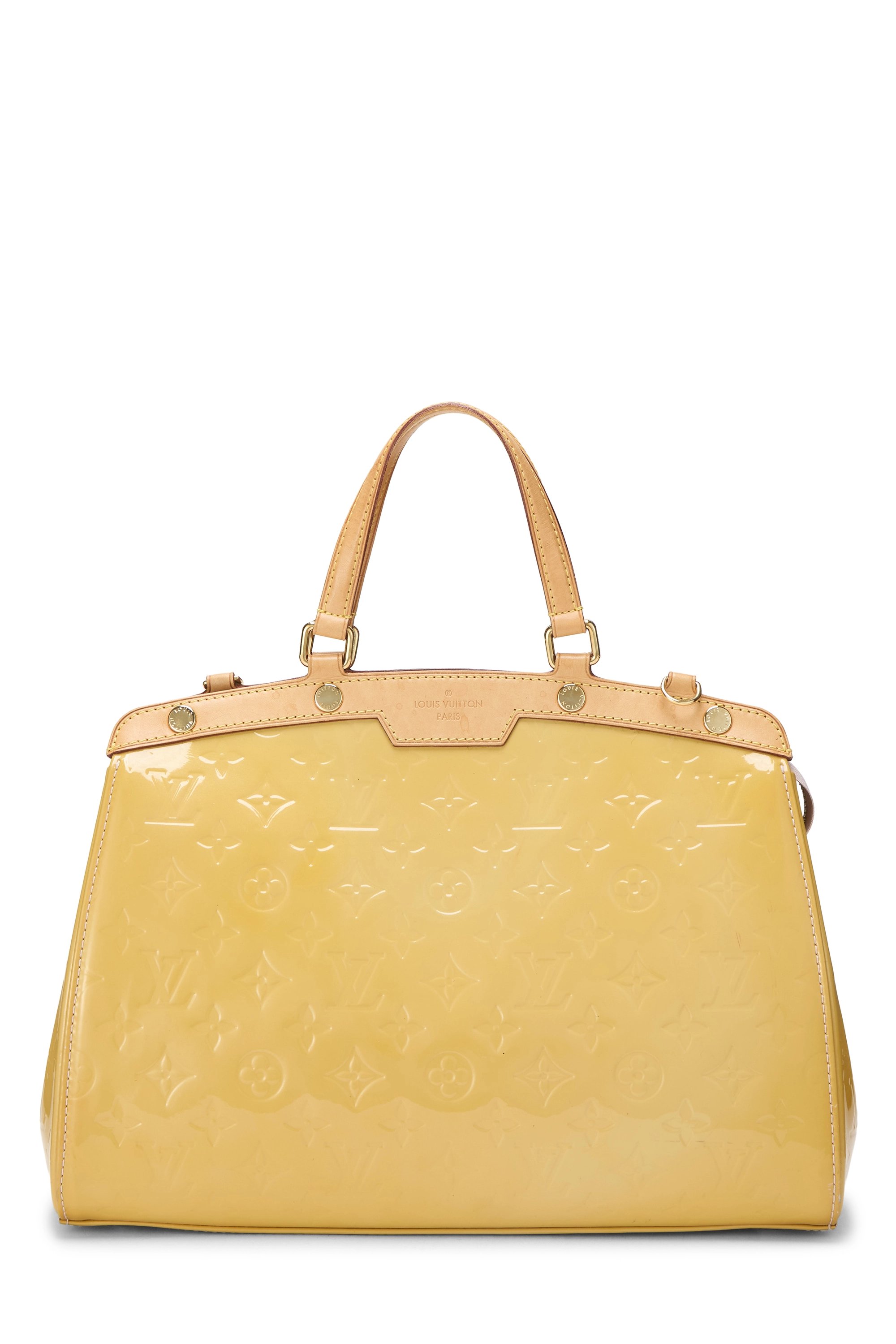 Yellow Monogram Vernis Brea MM