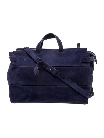 Suede Messenger Bag