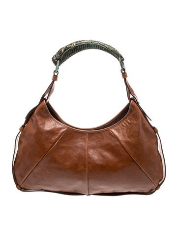 Leather Saint Laurent Mombasa Large