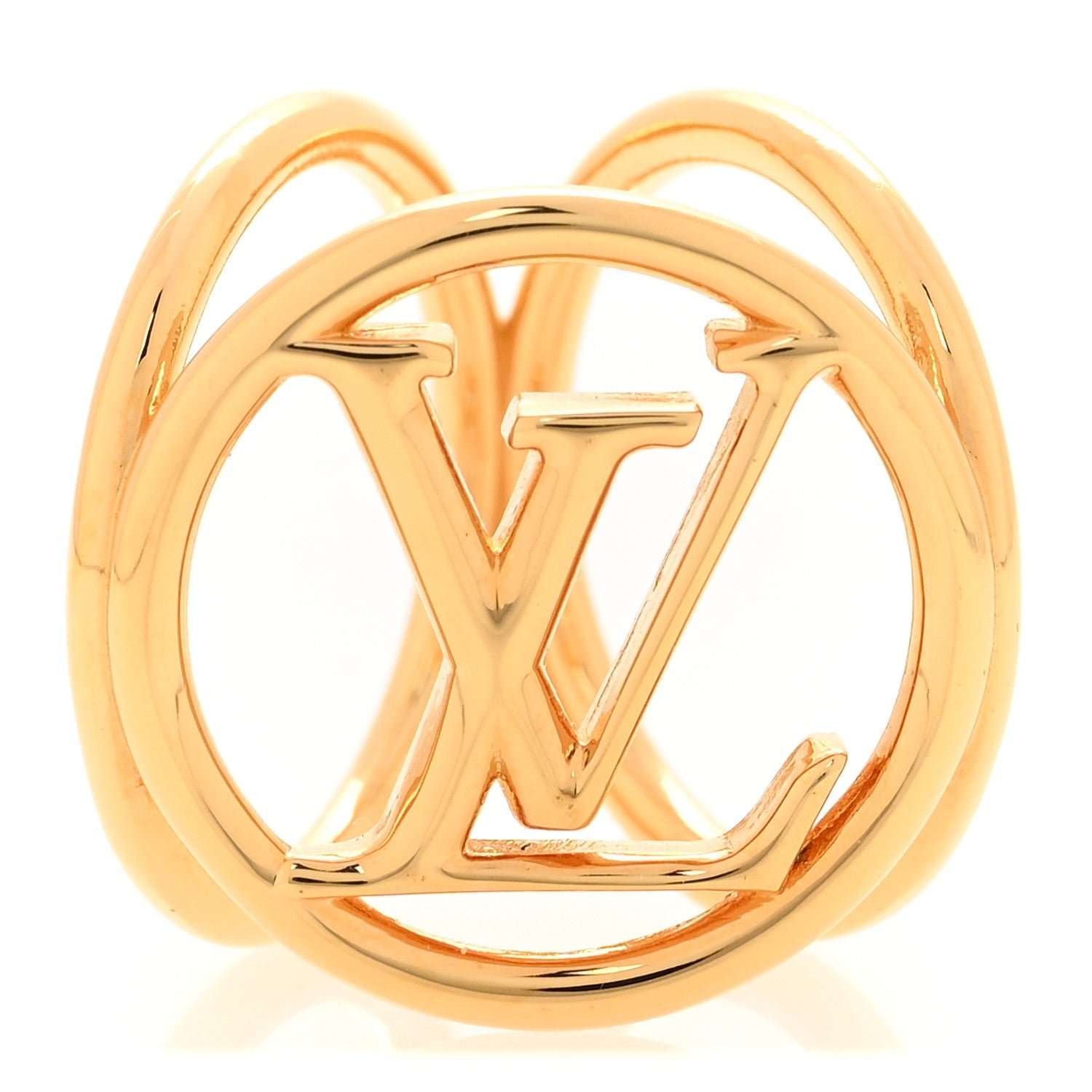 Louis Vuitton Louise Scarf Ring Holder Gold