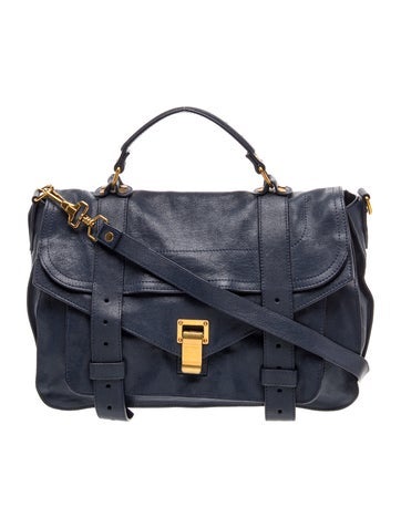 Leather Top Handle Bag
