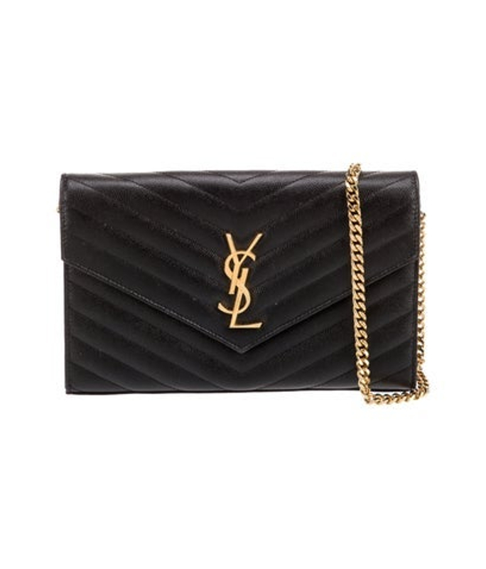 Saint Laurent Laurent Chevron Clutch