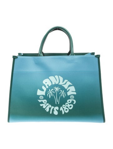Lanvin Canvas Top Handle Bag