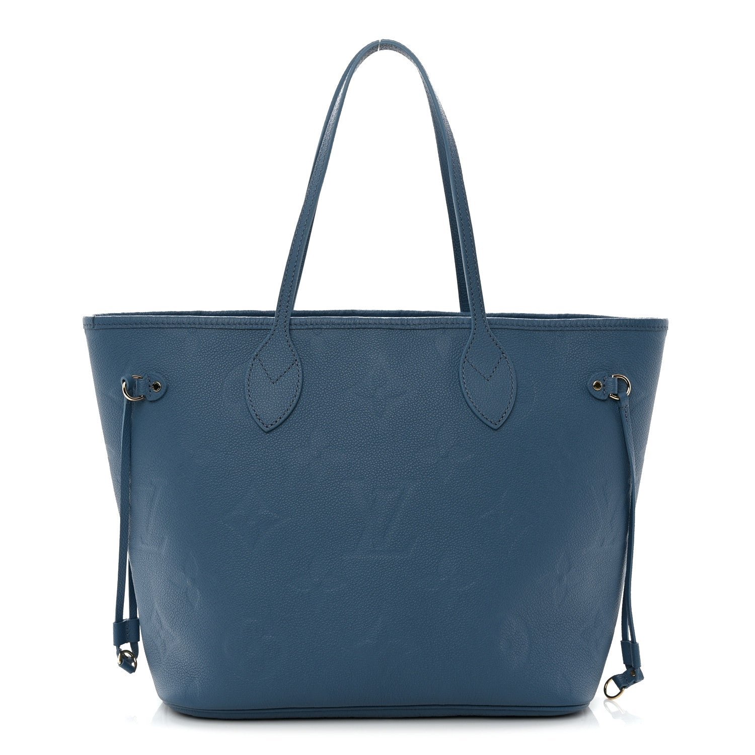 Louis Vuitton Empreinte Monogram Giant Neverfull MM Blue Jean