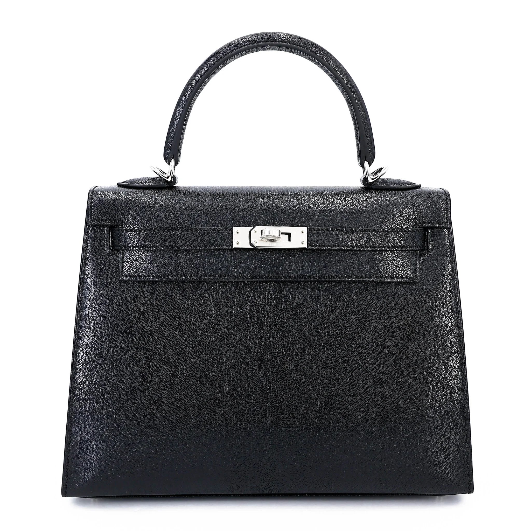 Brand New ( Rank N ) HERMÈS Kelly 25 Sellier Noir (89) Chamkila Palladium hardware G (2026)