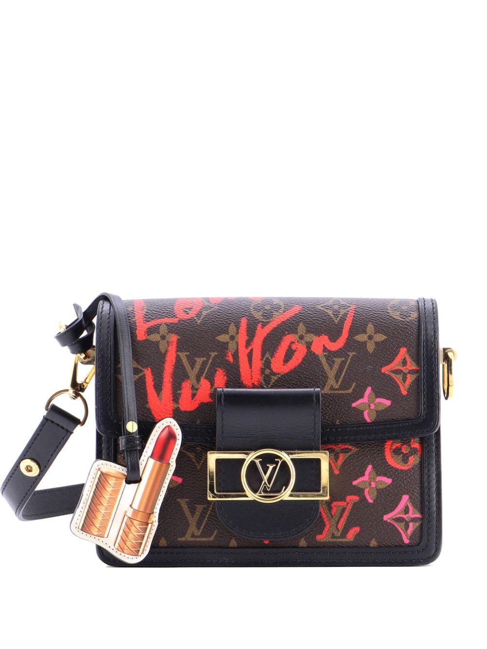 Dauphine Shoulder Bag Limited Edition Fall in Love Monogram Canvas Mini crossbody bag