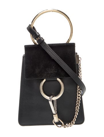 Leather Faye Bracelet Bag Mini, Mini