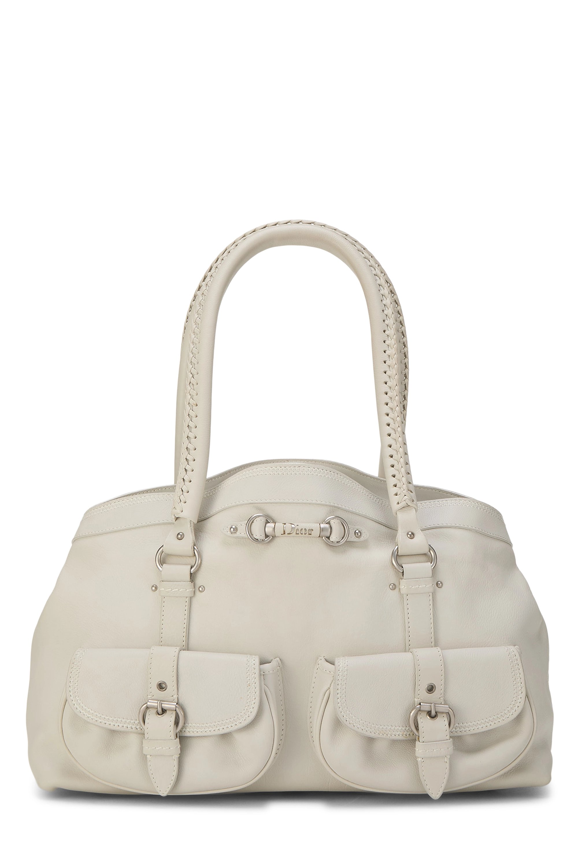 White Calfskin My Dior Frame Bag