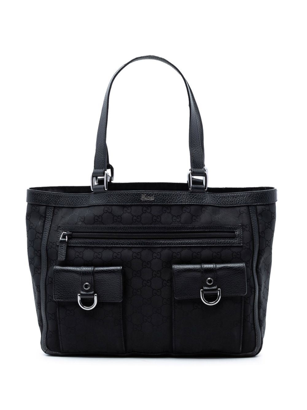 2016-2026 GG Nylon Abbey D Ring Pocket tote bag