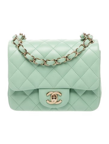 Mini Square Flap Bag w/Tags