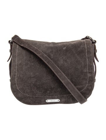 Suede Messenger Bag