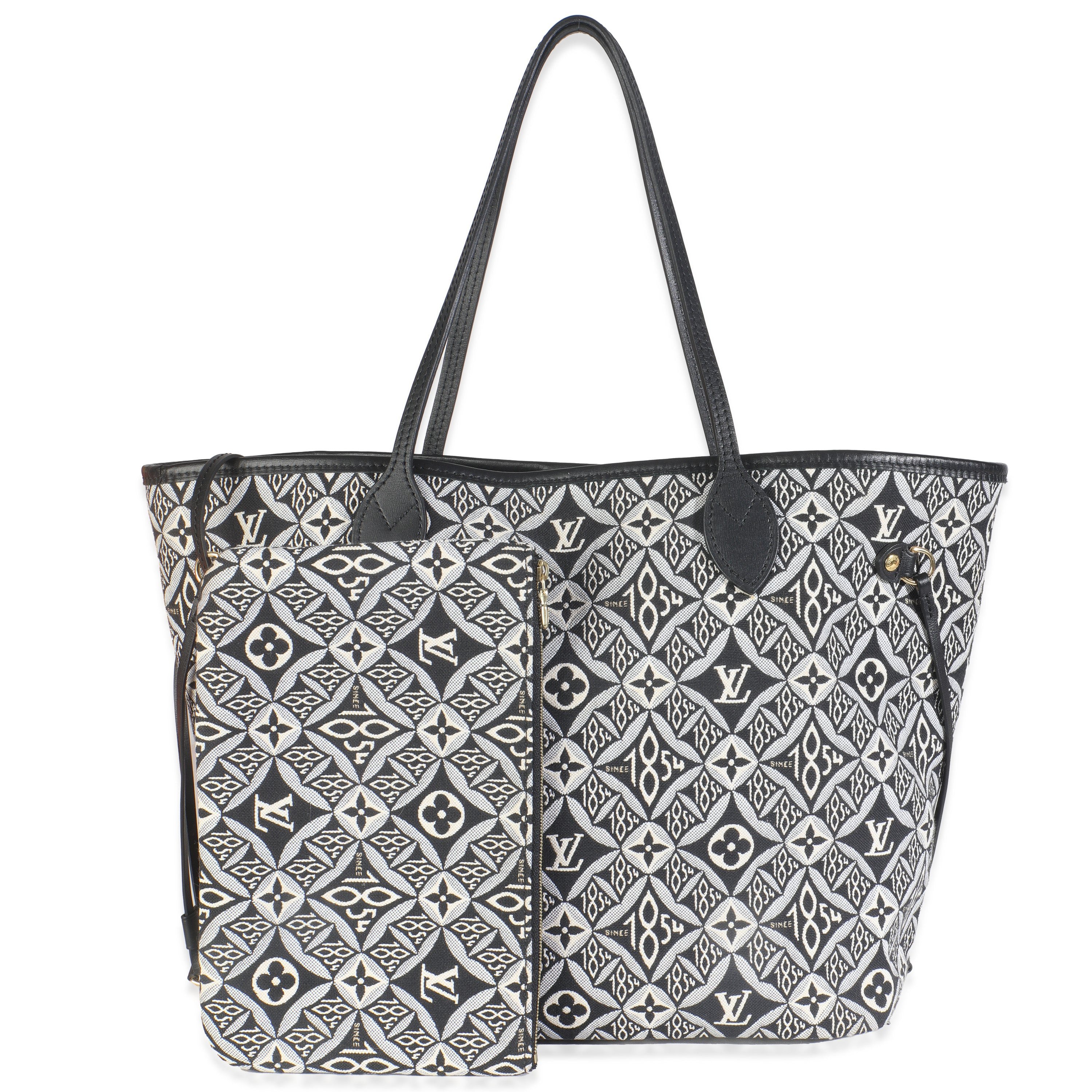 Louis Vuitton Black Since 1854 Jacquard Neverfull MM