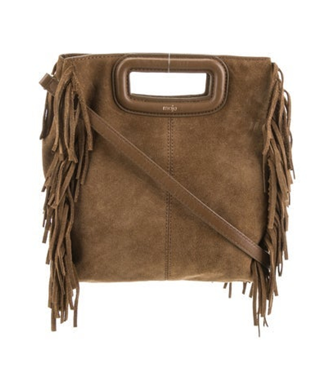 Maje Suede Crossbody Bag
