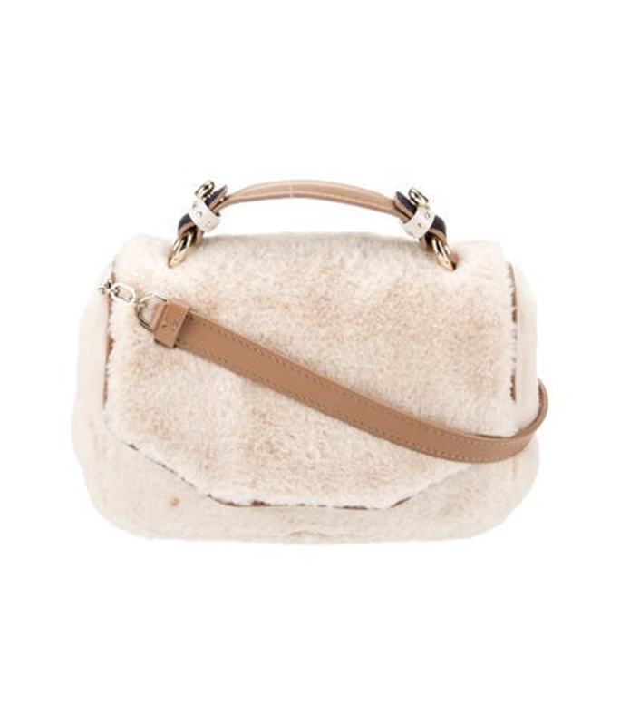 Maje Faux Fur Crossbody Bag