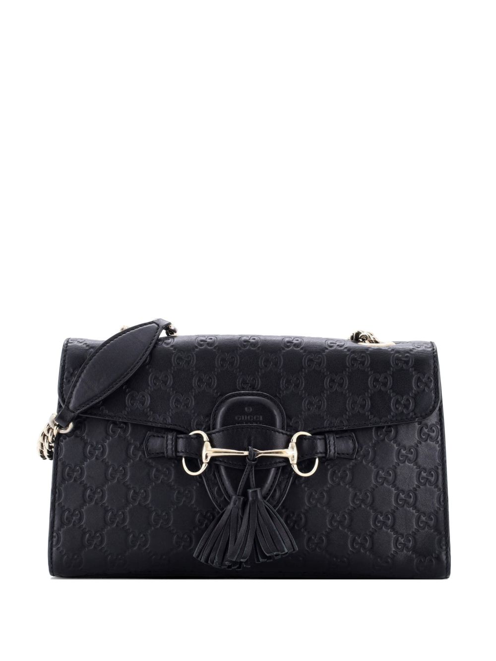 Emily Chain Flap Bag Guccissima Leather Medium shoulder bag