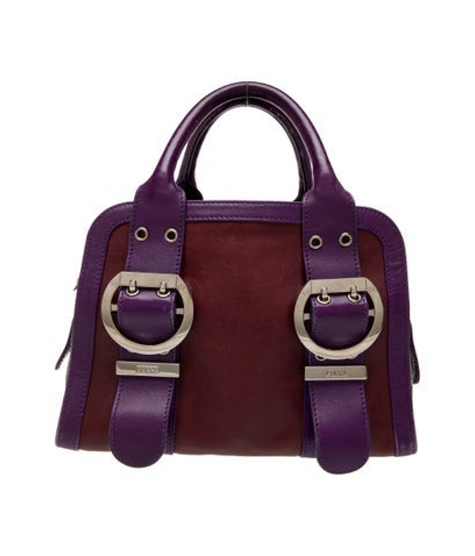 Emilio Pucci Pucci Leather Top Handle Bag