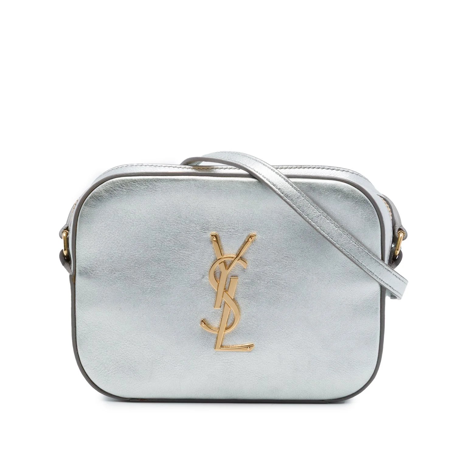 Small Metallic Calfskin Classic Monogram Camera Bag