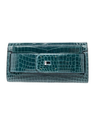 Shiny Niloticus Crocodile Clutch