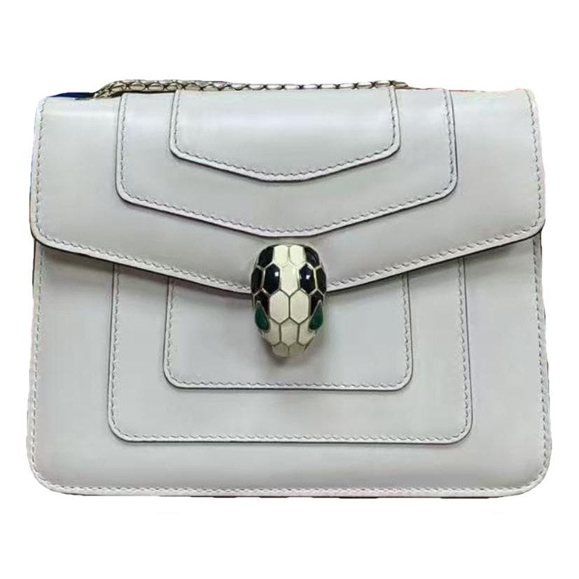Serpenti leather handbag
