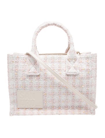 Tweed Top Handle Bag