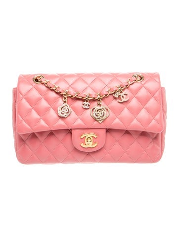 Quilted Medium Valentine Charm Single Flap Bag