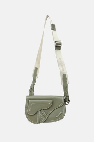 Dior X KAWS 2019 Saddle Pouch Bag