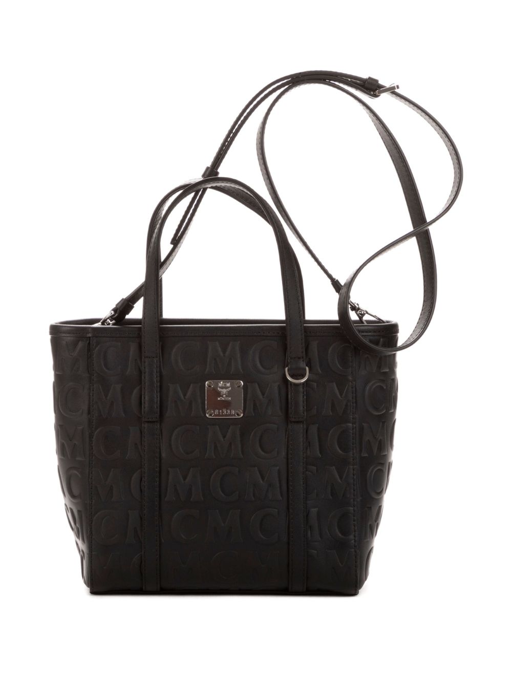 MCM logo-embossed tote bag