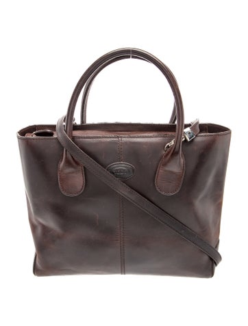 Leather Top Handle Bag