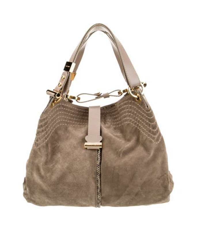 Jimmy Choo Choo Suede Shoulder Bag