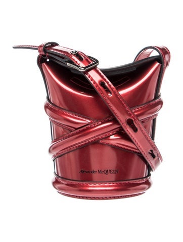 Patent Leather Bucket Bag