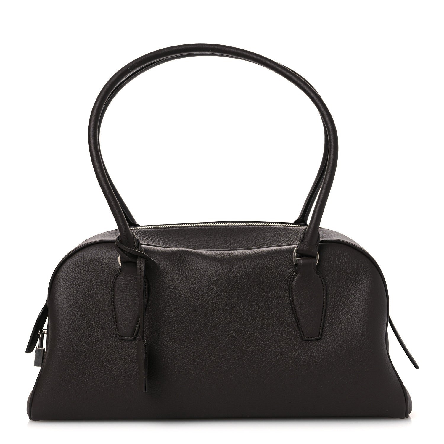 The Row Grained Calfskin EW India Deep Brown