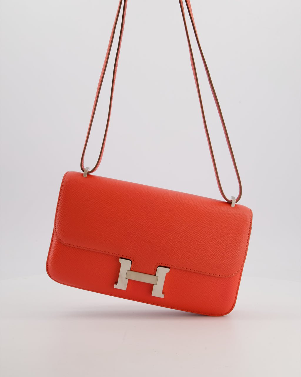 Hermes Hermès Constance Elan Bag in Rose Jaipur Epsom Leather with Palladium Hardware