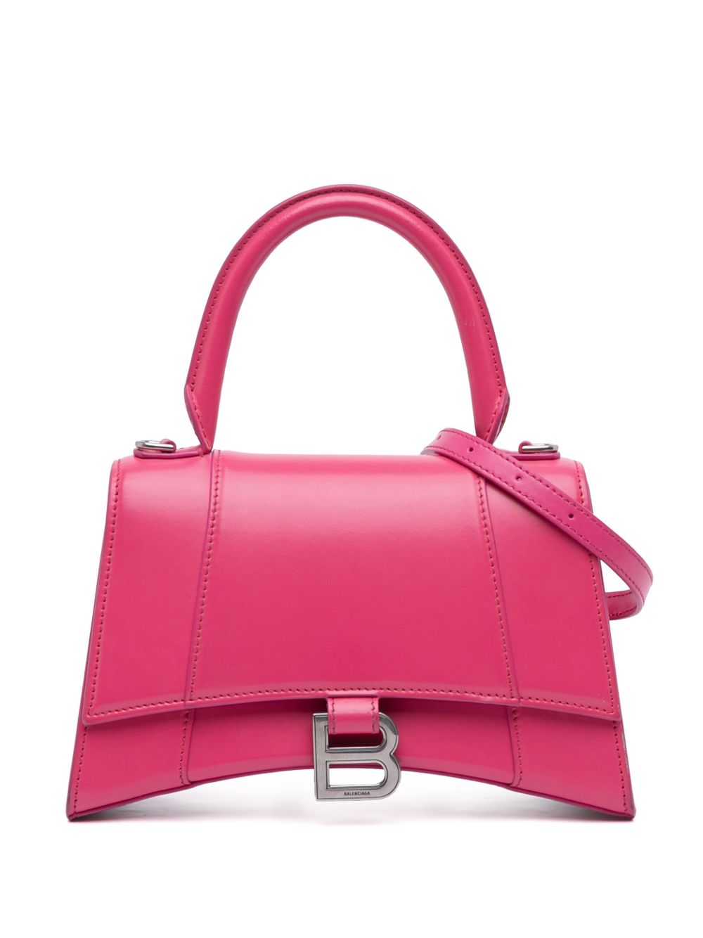 2020 Small Shiny Box Calfskin Hourglass satchel