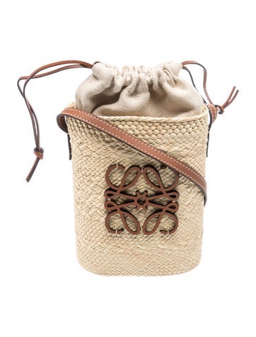 Raffia Bucket Bag