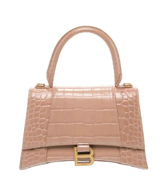 Balenciaga Embossed Leather Hourglass Small