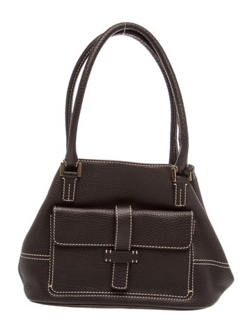 Leather Top Handle Bag