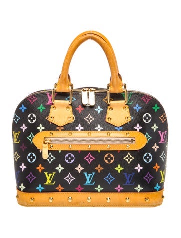 Multicolore Monogram Alma PM
