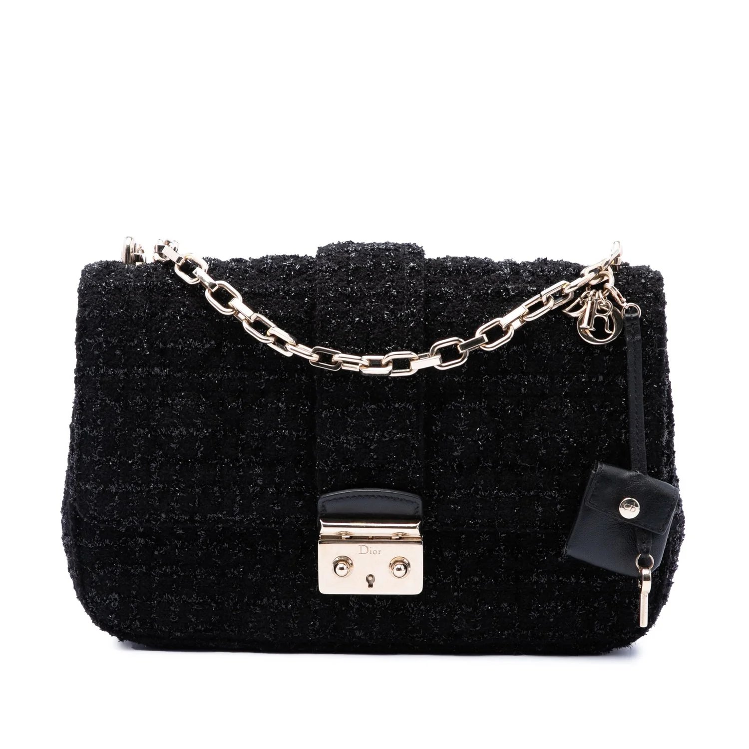 Medium Tweed Cannage Miss Dior Flap