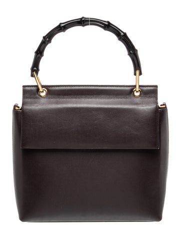 Leather Top Handle Bag