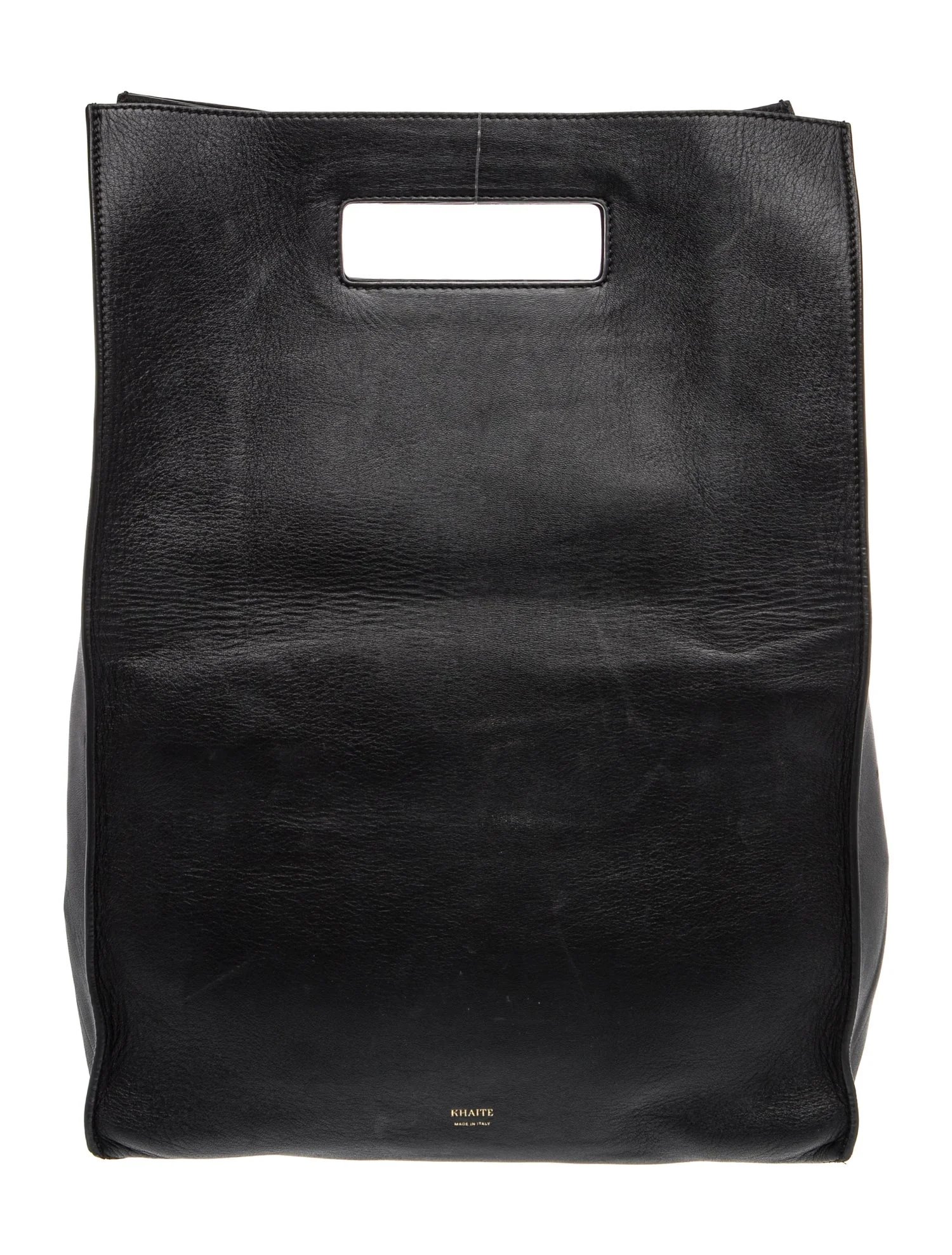 Leather Top Handle Bag